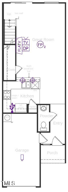2204 Rabbitbrush Street Durham, NC 27704 - Photo 14 of 20 1st Floor Layout