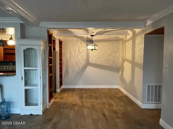 a view of empty room