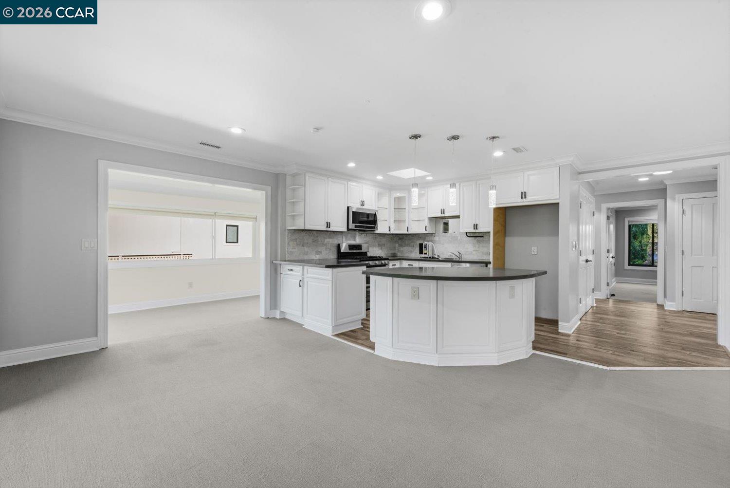 2741 Golden Rain Road, Unit 7 Walnut Creek, CA 94595 - Photo 11 of 60 a view of kitchen with kitchen island and stainless steel appliances