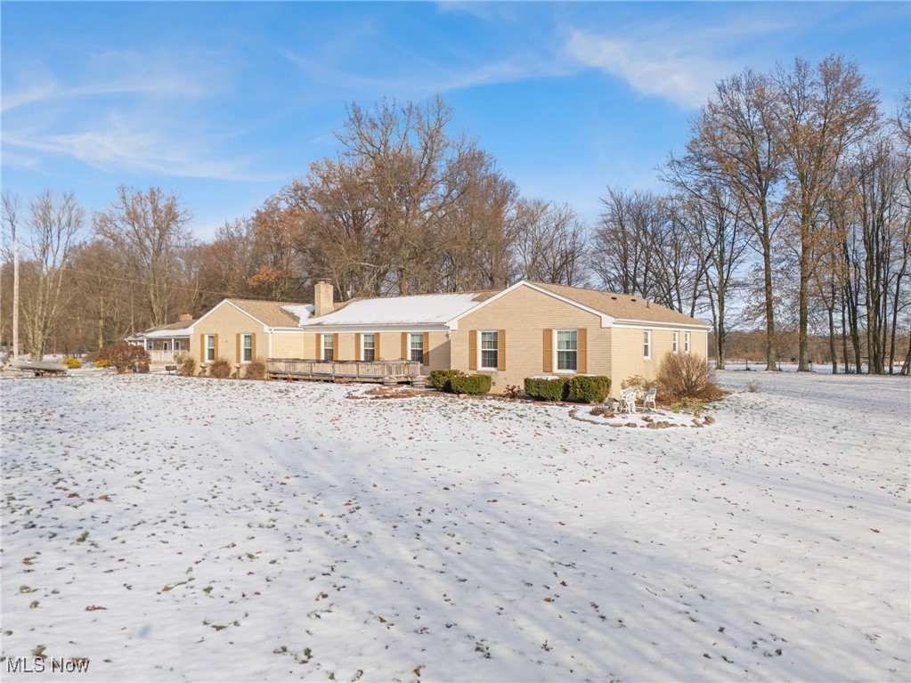 14965 Seacrist Road Salem, OH 44460 - Photo 1 of 43 View of front of home with a porch and a chimney