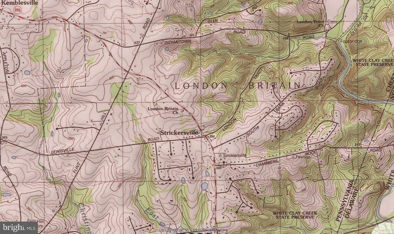 1404 New London Road Landenberg, PA 19350 - Photo 47 of 47 Topographical Map - Zoom In