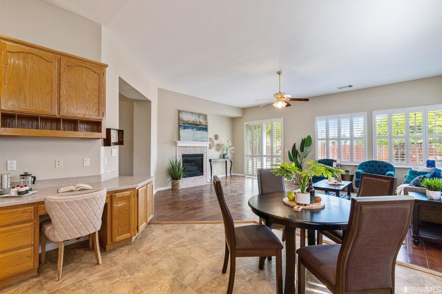1359 Oak Crest Way Antioch, CA 94531 - Photo 19 of 65 a view of a dining room with furniture and window