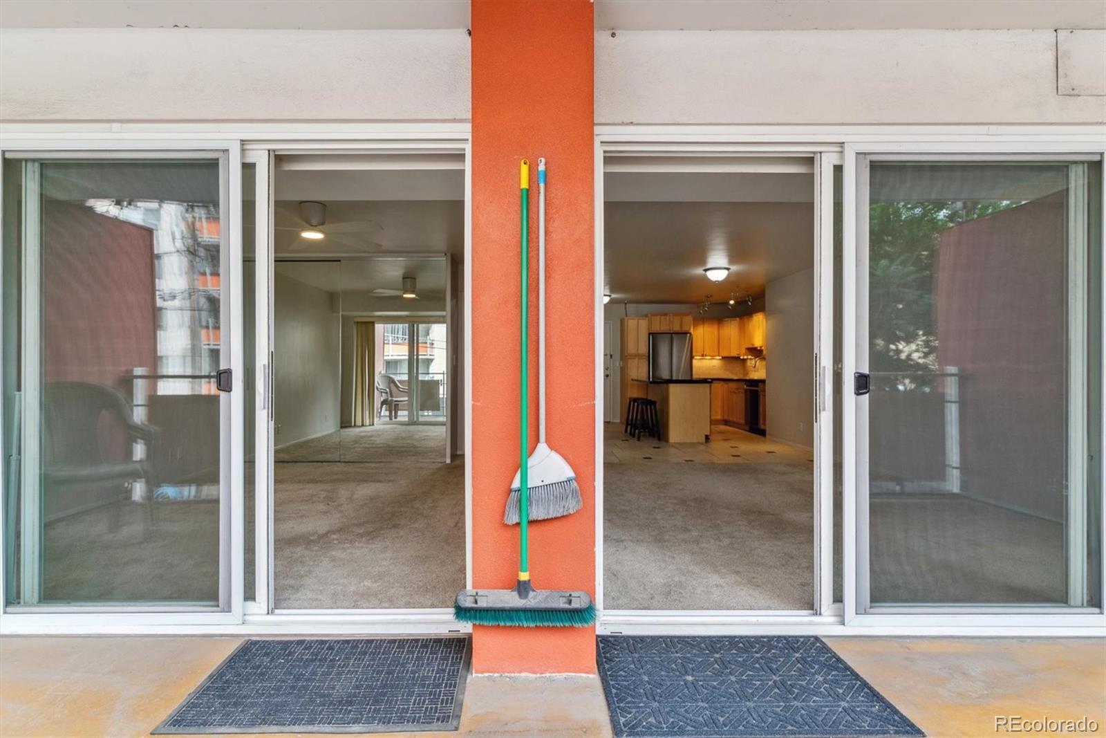 1121 Albion Street, Unit 207 Denver, CO 80220 - Photo 20 of 39 a view of a bathroom with a glass door shower