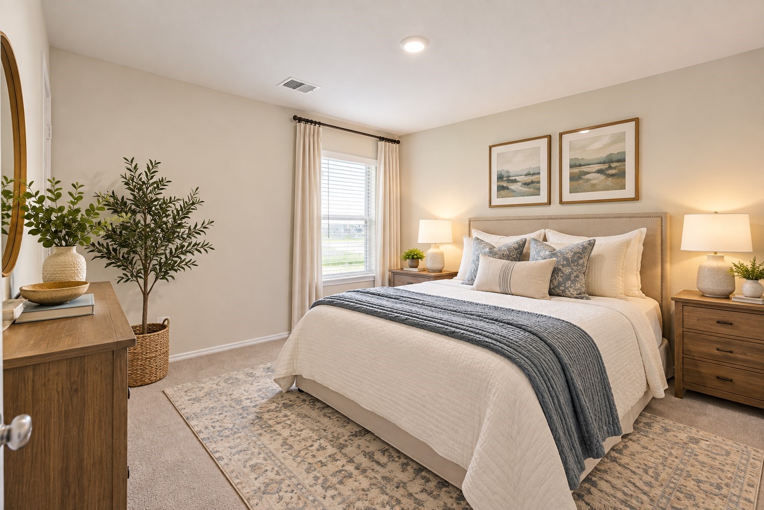 21610 Desert Lilly Road Waller, TX 77484 - Photo 18 of 28 Virtually staged guest bedroom.