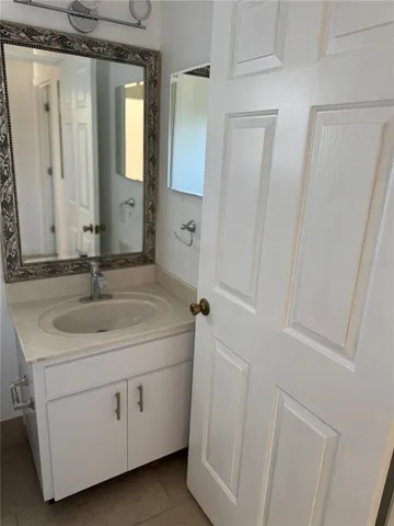 a view of a room with rack on the wall