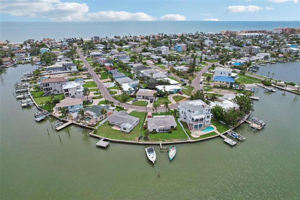 16033 Redington Drive Redington Beach, FL 33708 - Photo 17 of 26 an aerial view of a residential houses with parking space