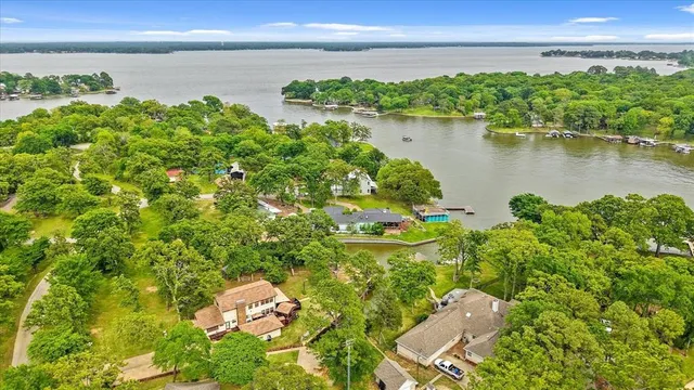 a view of a lake with a lake