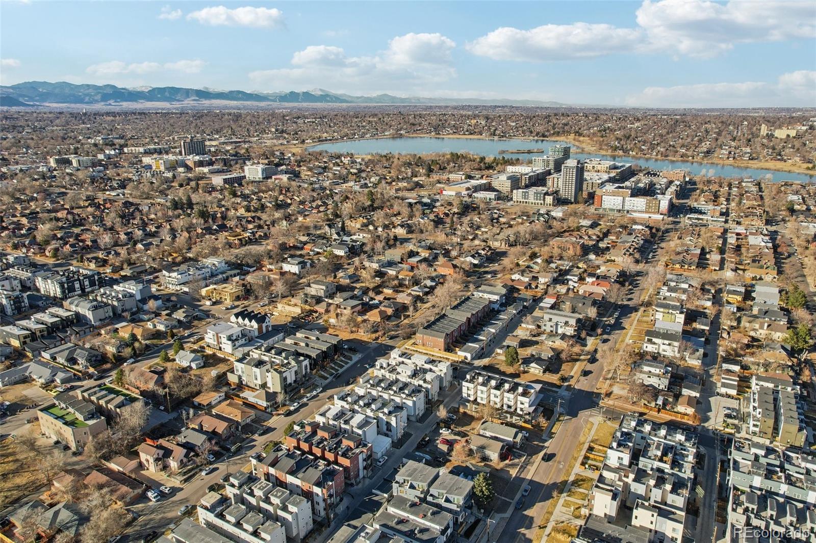 1274 Quitman Street, Unit 6 Denver, CO 80204 - Photo 45 of 50 an aerial view of a city