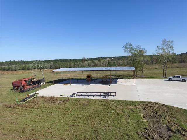 a view of a water with an outdoor space