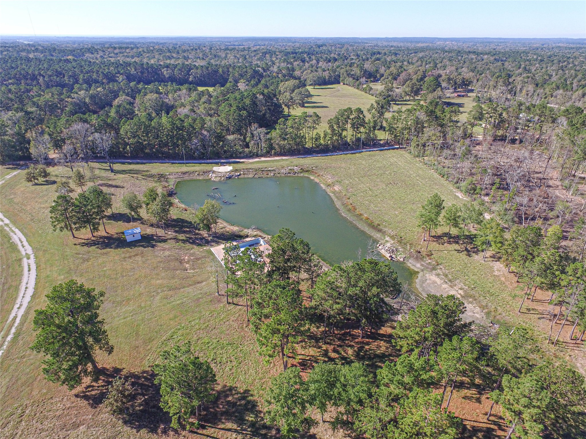 1275 Castlewood Road Livingston, TX 77351 - Photo 10 of 50 a view of a lake with a mountain view
