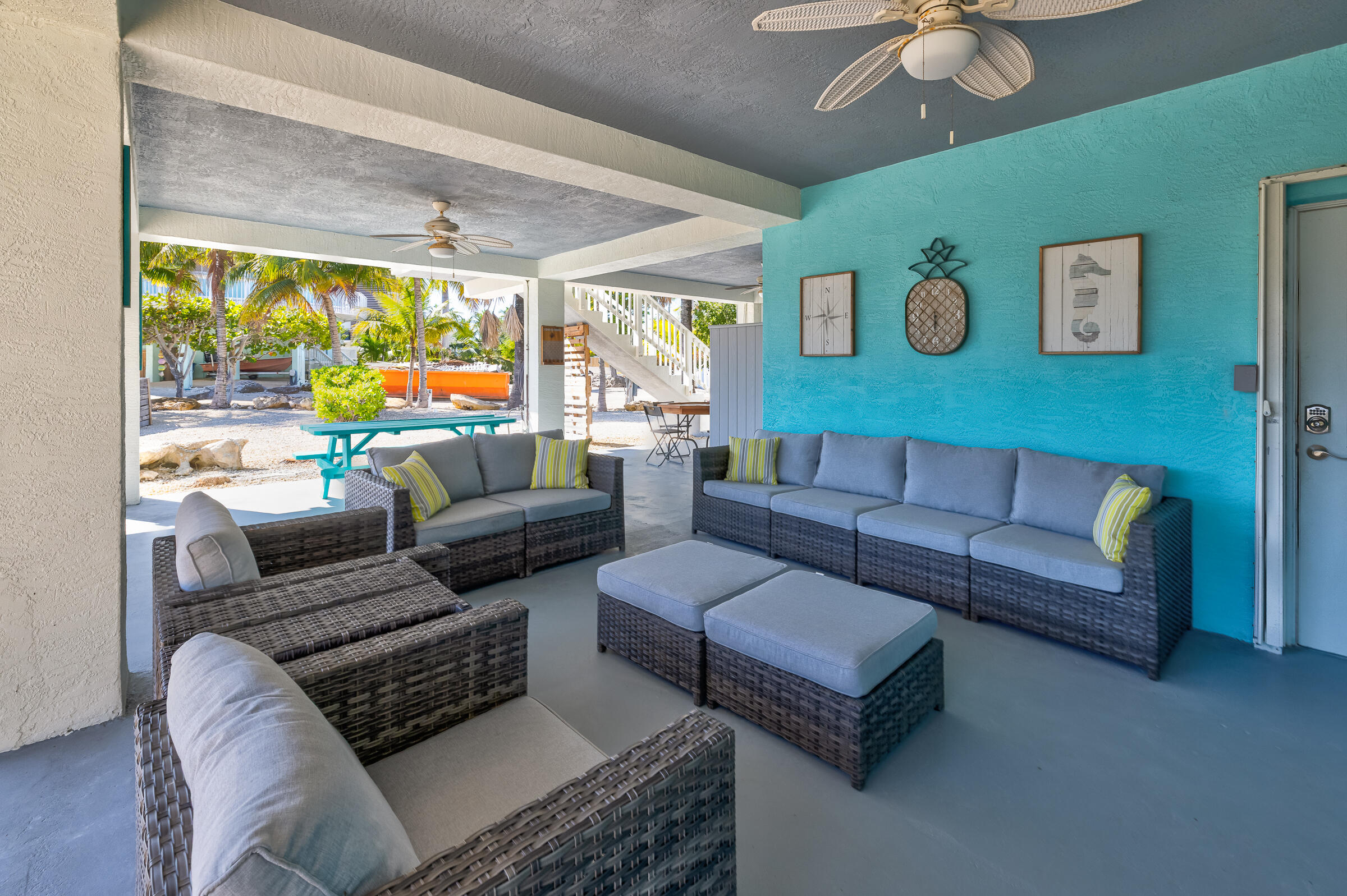 18 Bounty Lane Key Largo, FL 33037 - Photo 50 of 73 a living room with furniture and a large window