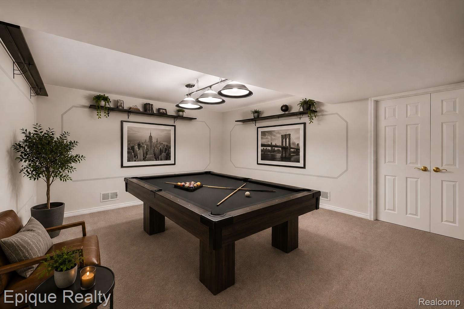5675 Golf Pointe Drive Clarkston, MI 48348 - Photo 58 of 80 Billiards Room staged