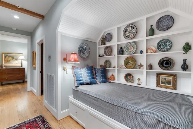 a en suite bathroom with a stove and a shower