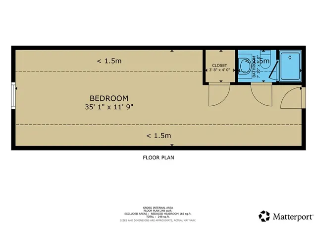 a picture of a floor with a wall in the back