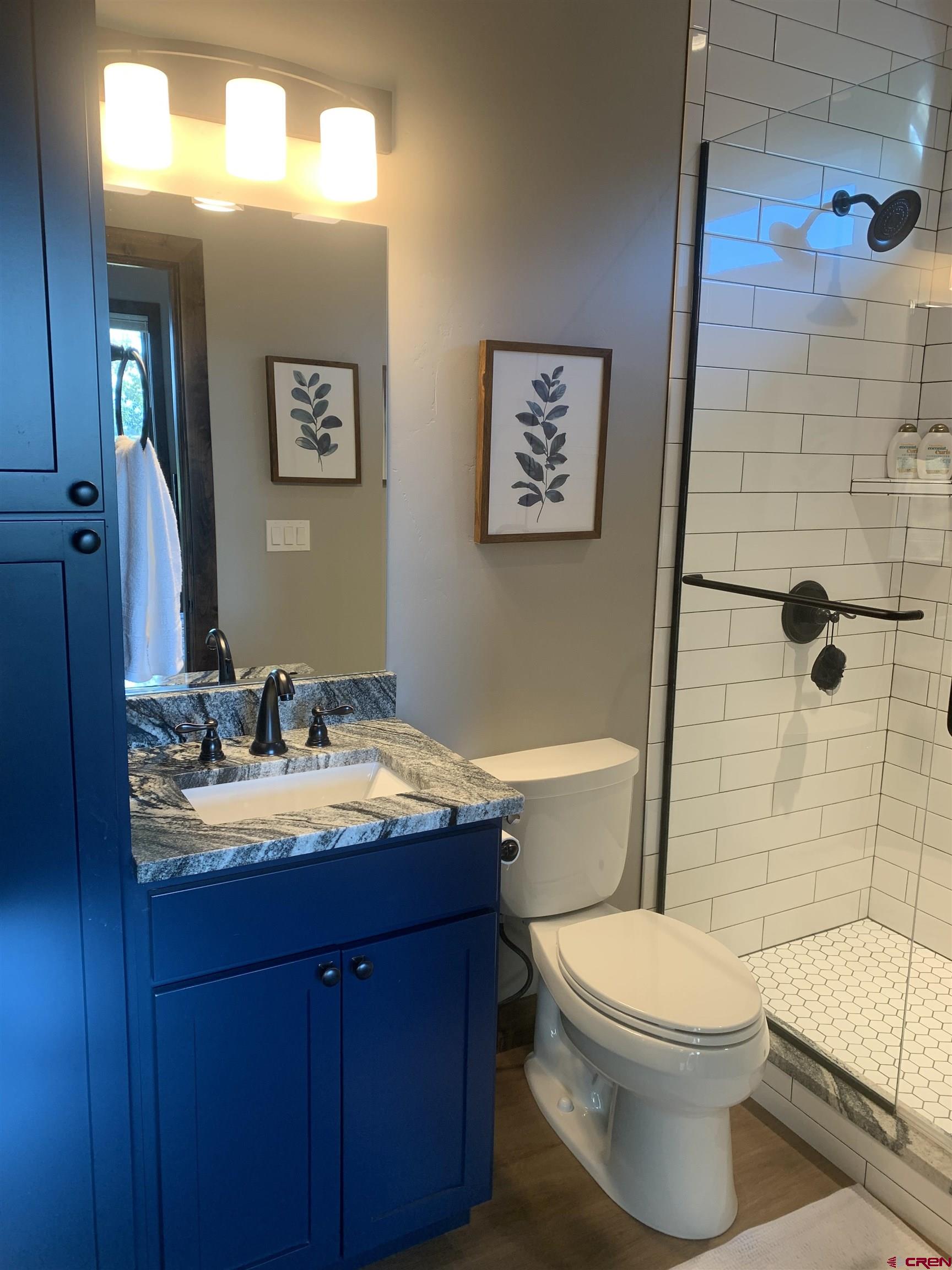 2533 Bear Lake Drive Montrose, CO 81401 - Photo 28 of 34 a bathroom with a toilet a sink and mirror