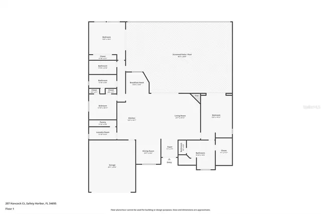 $869,000 | 207 Hancock Court, Safety Harbor, FL 34695
