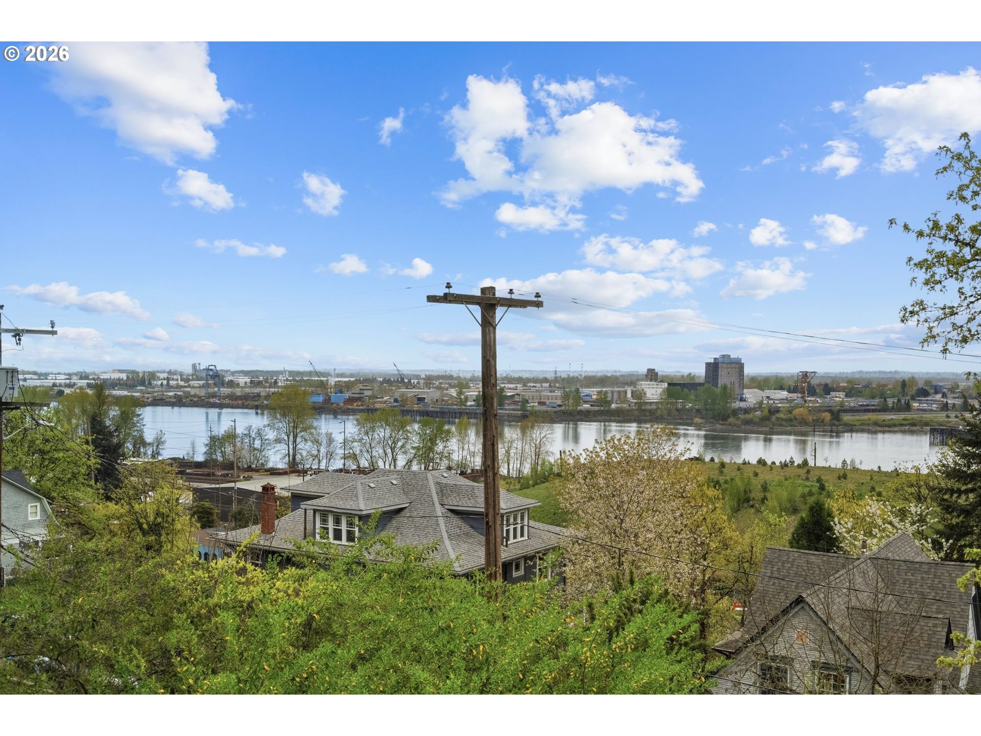 10505 Northwest 2nd Street Portland, OR 97231 - Photo 23 of 39 a view of a lake from a yard