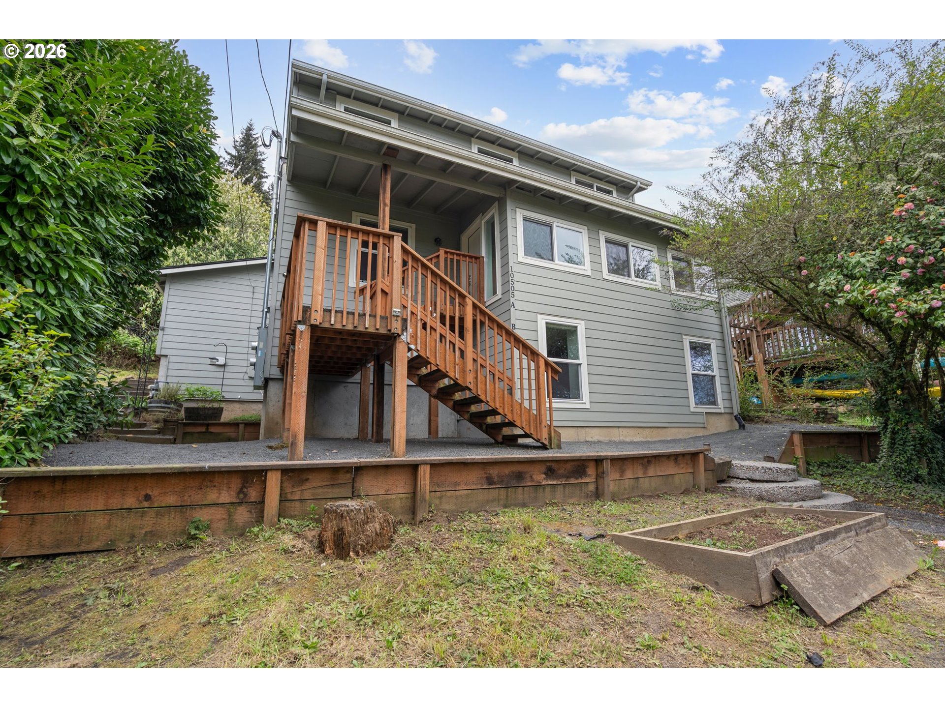 10505 Northwest 2nd Street Portland, OR 97231 - Photo 38 of 39 a view of a house with a balcony