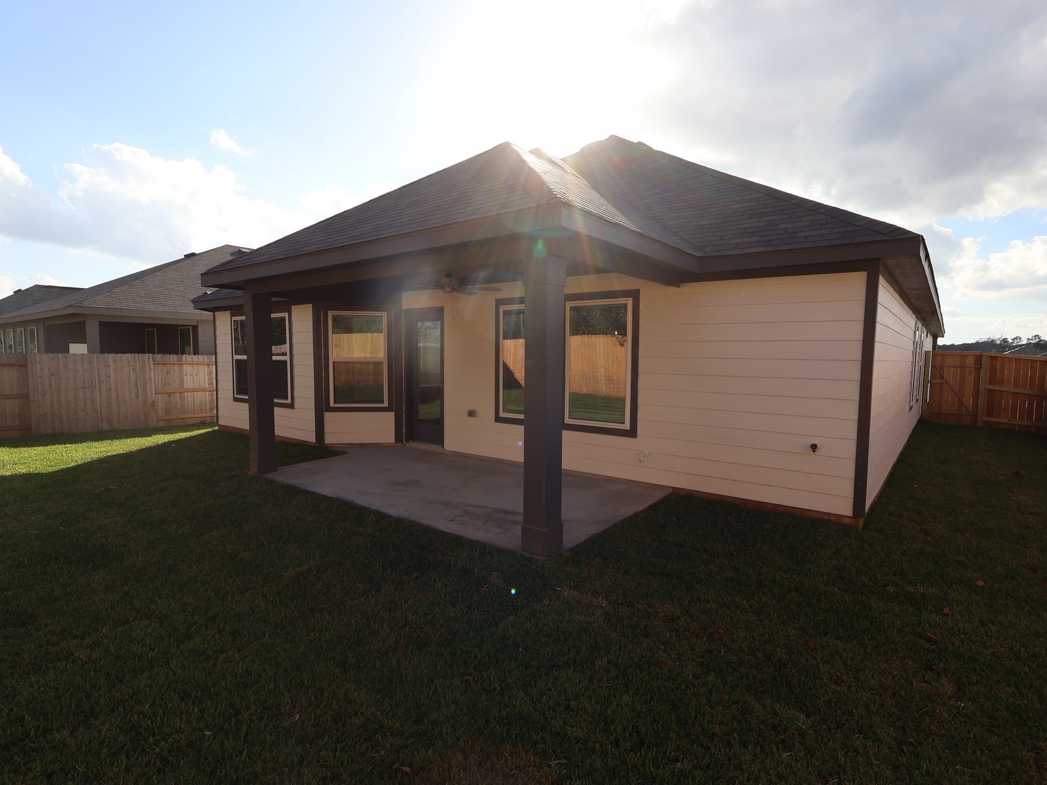 957 Garden Path Drive Willis, TX 77378 - Photo 31 of 37 a house view with a garden space