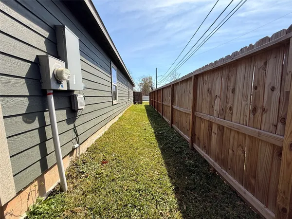 a view of wooden balcony