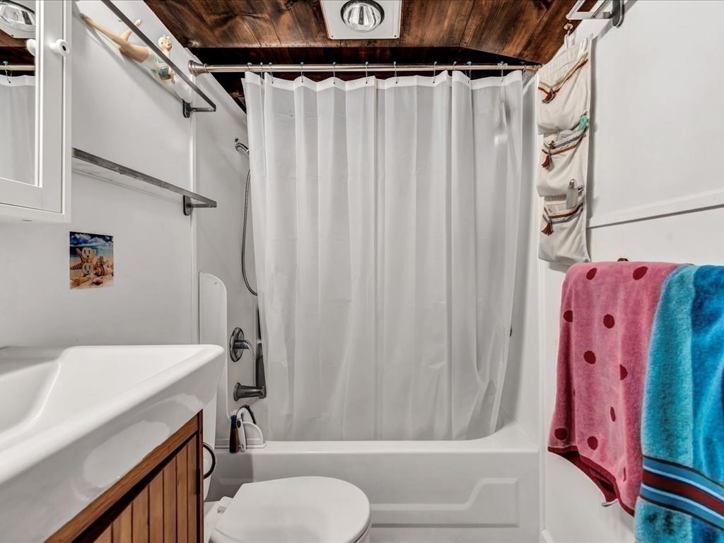 56 Ryder Street Wareham, MA 02532 - Photo 16 of 29 a bathroom with a sink toilet and shower