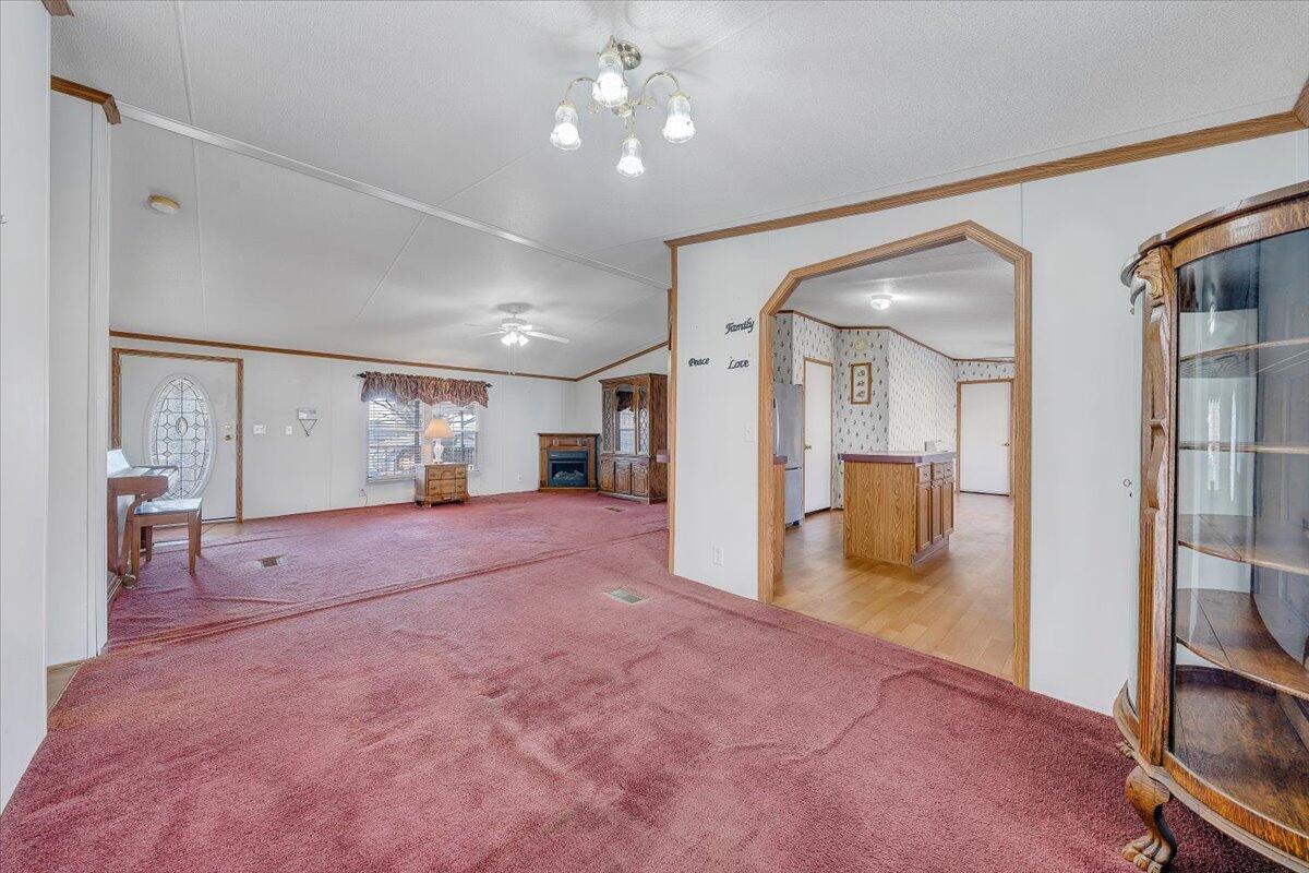 829 Moorman Mill Road Rustburg, VA 24588 - Photo 11 of 45 a view of an empty room with a fireplace