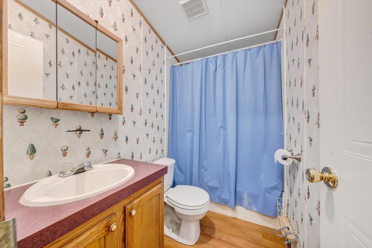 829 Moorman Mill Road Rustburg, VA 24588 - Photo 30 of 45 a bathroom with a sink toilet and shower