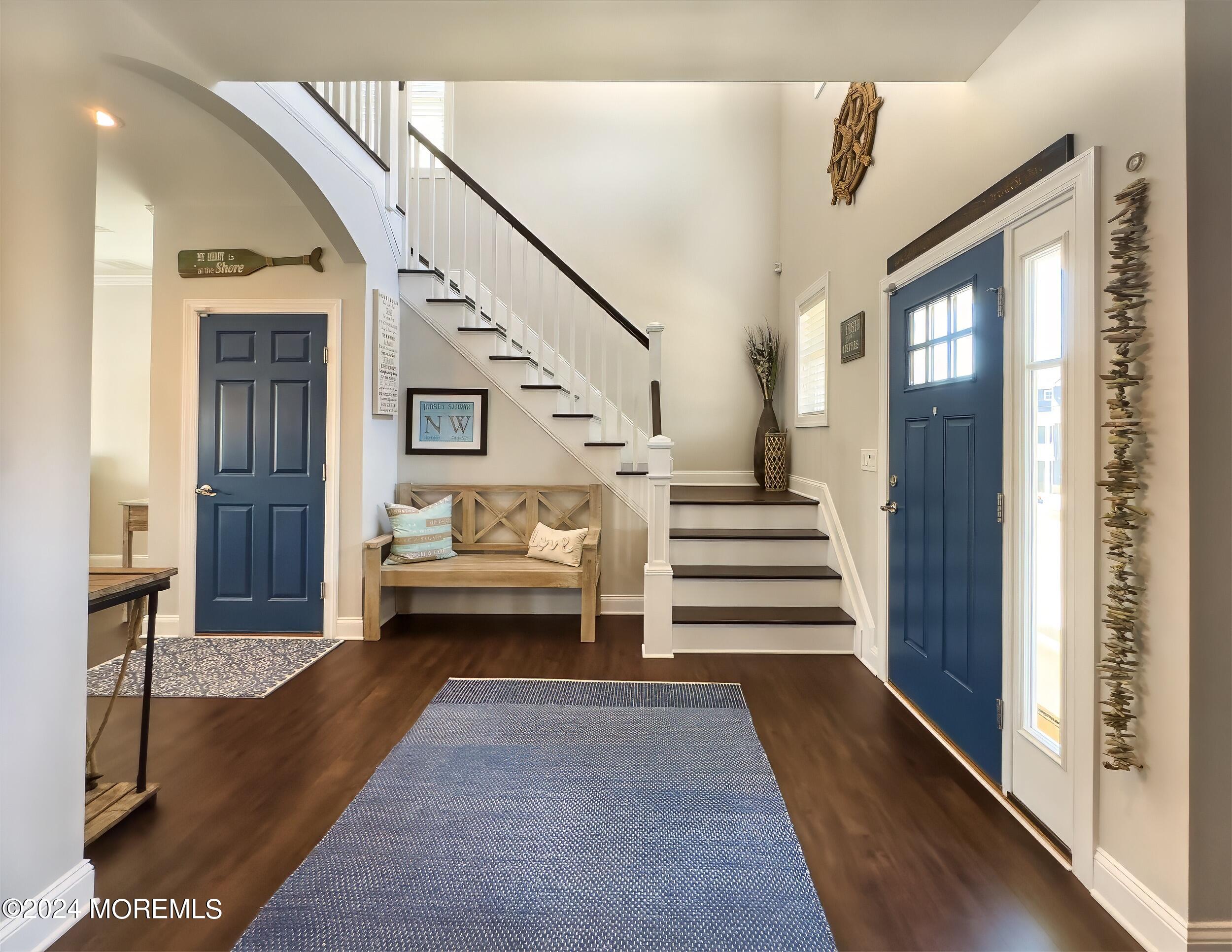 646 Drum Point Road, Unit B Brick, NJ 08723 - Photo 4 of 46 a view of entryway and hall with wooden floor