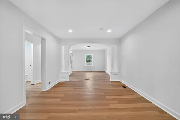 a view of an empty room