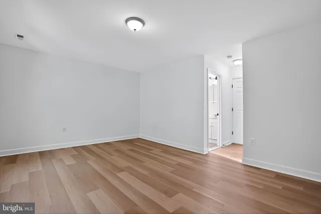 wooden floor in an empty room