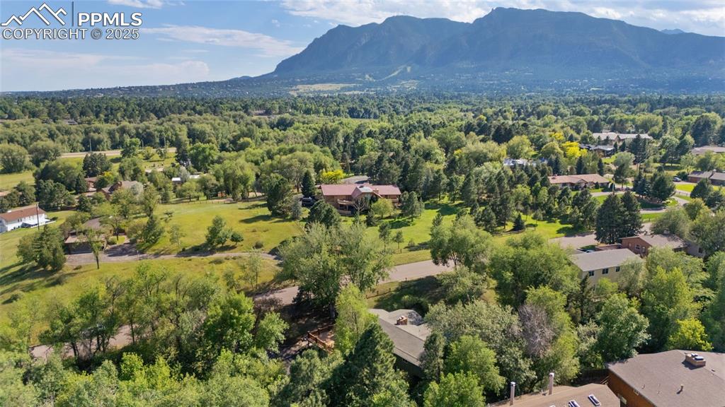 10 Haney Road Colorado Springs, CO 80906 - Photo 10 of 48 an aerial view of residential house and outdoor space