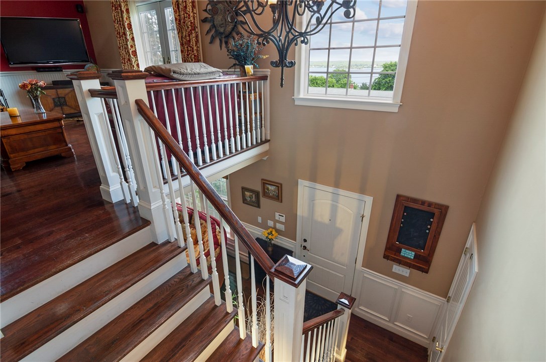 36 Seneca Road Portsmouth, RI 02871 - Photo 31 of 48 Water views form satirs going to the second floor.