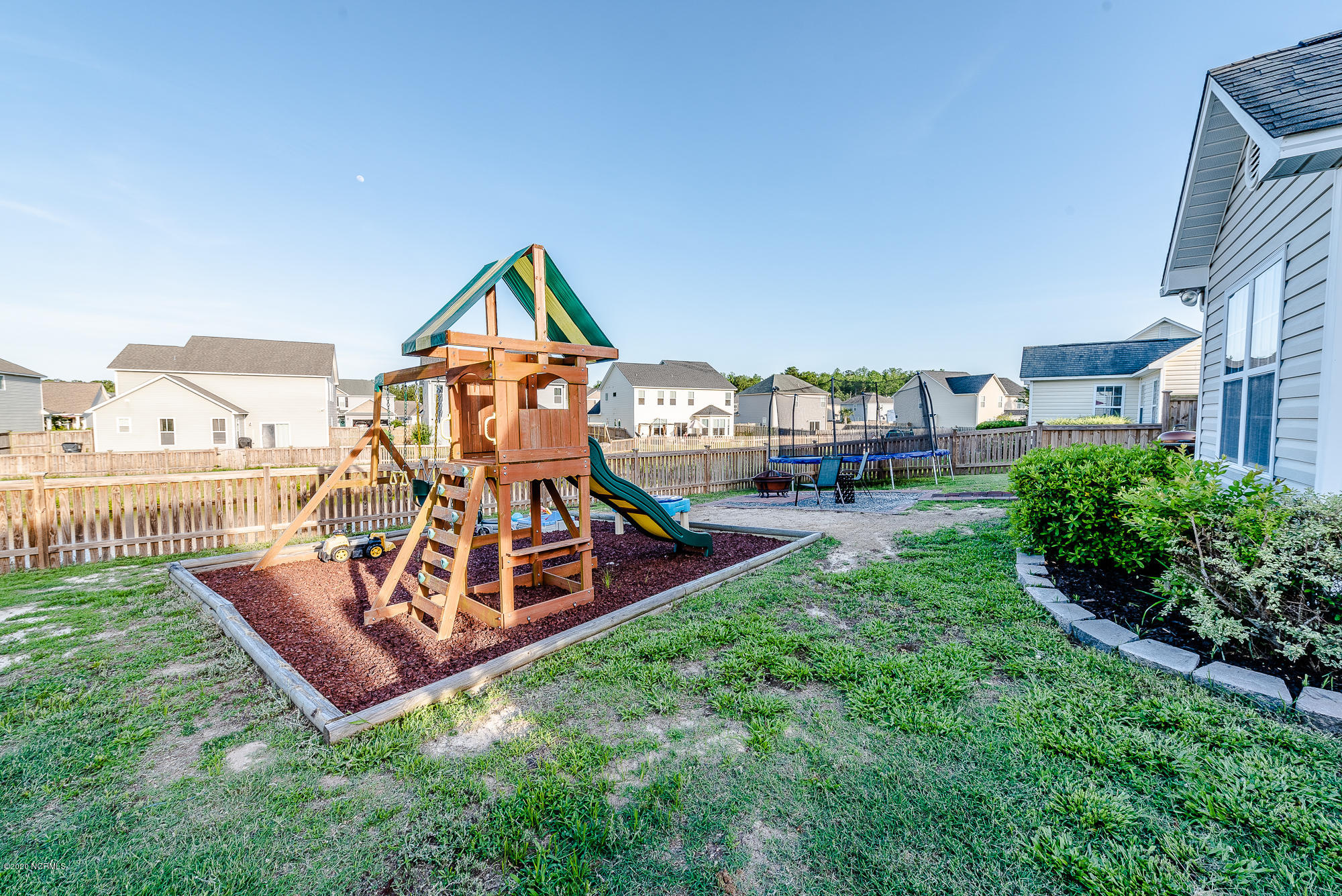 217 Whitehill Road Leland, NC 28451 - Photo 28 of 30 Playset with rubber mulch
