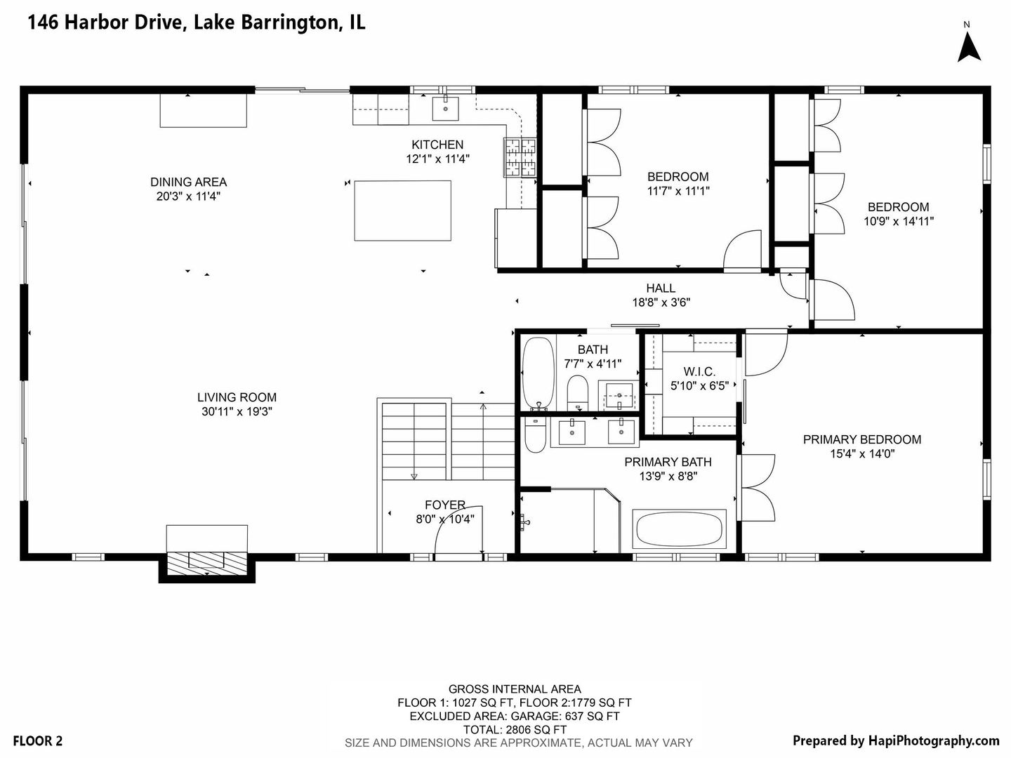 146 Harbor Drive Lake Barrington, IL 60010 - Photo 32 of 33 a picture of a black and white photo