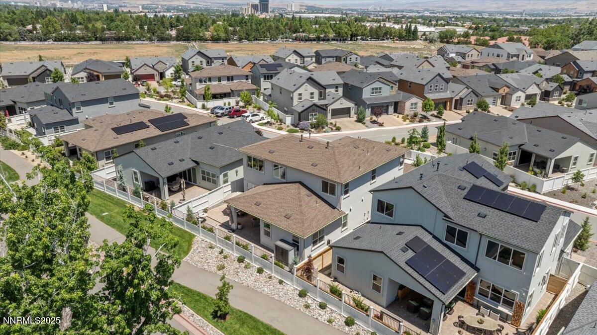 5517 Western Rider Trail Reno, NV 89511 - Photo 47 of 49 an aerial view of a house with a lake view