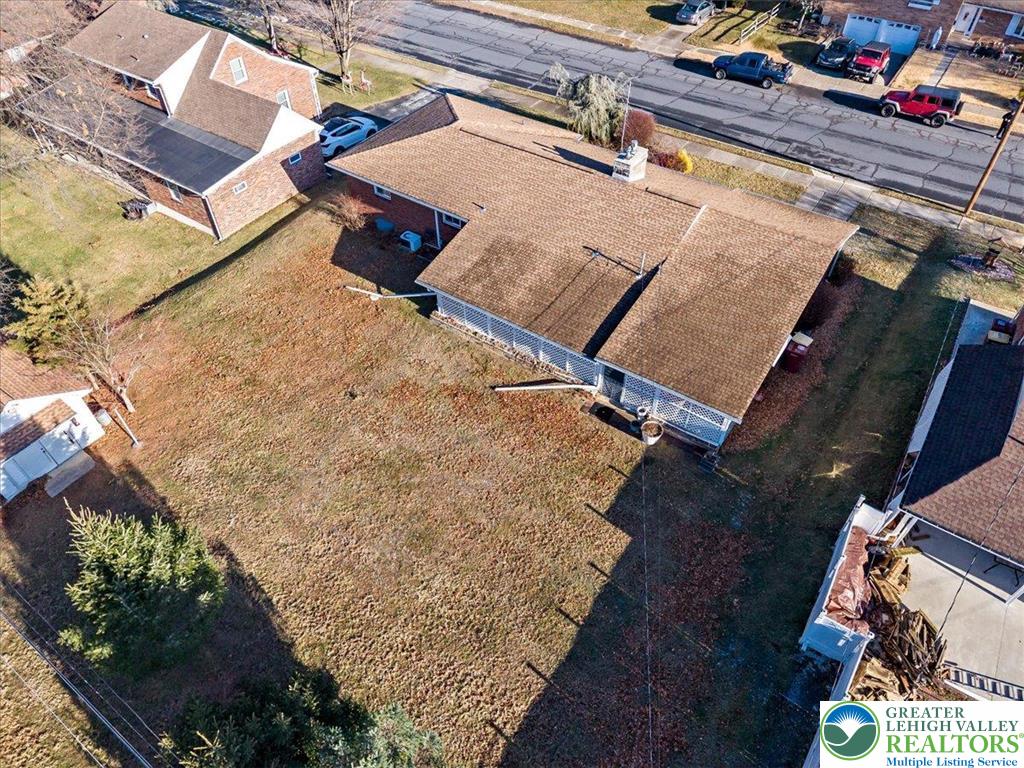 1240 Ridge Avenue Whitehall, PA 18052 - Photo 51 of 52 an aerial view of a house with a yard