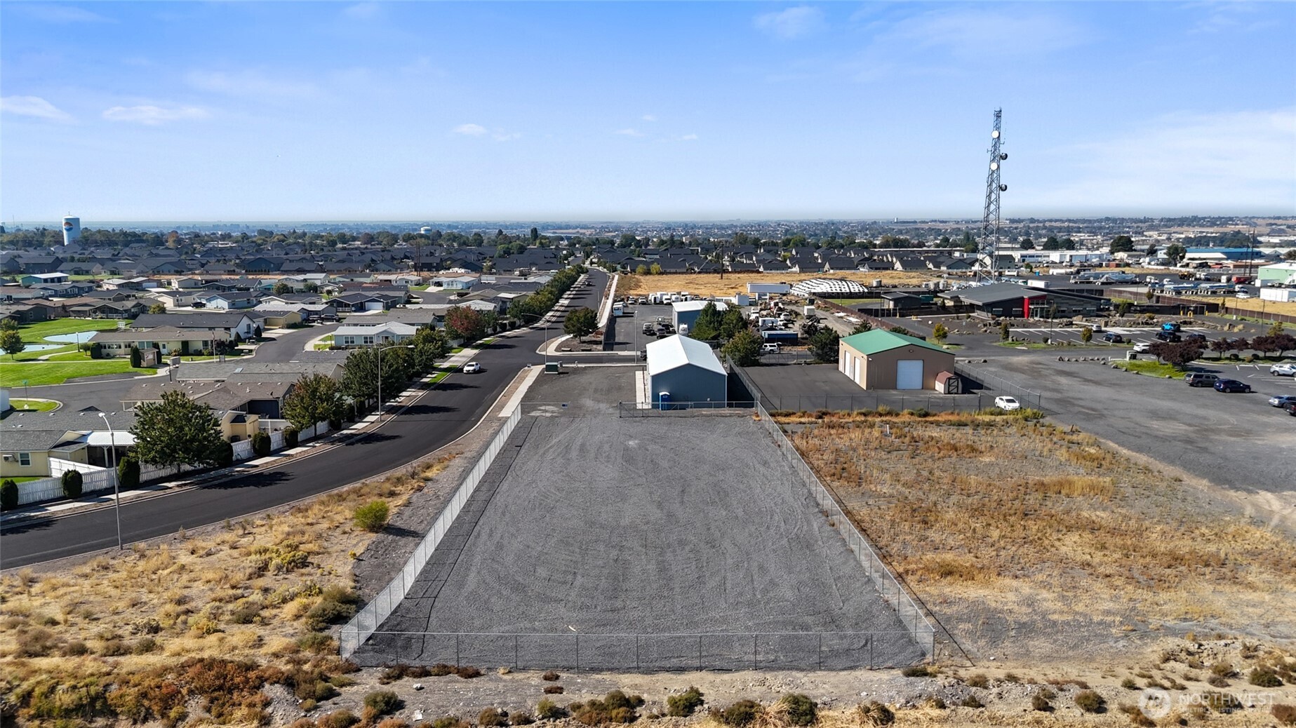 221 South Hamilton Road Moses Lake, WA 98837 - Photo 16 of 22 an aerial view of a city