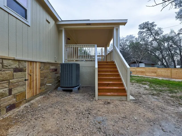 a view of a door in the house