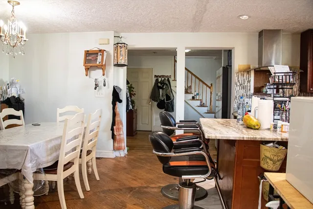 a room with furniture a desk and chair