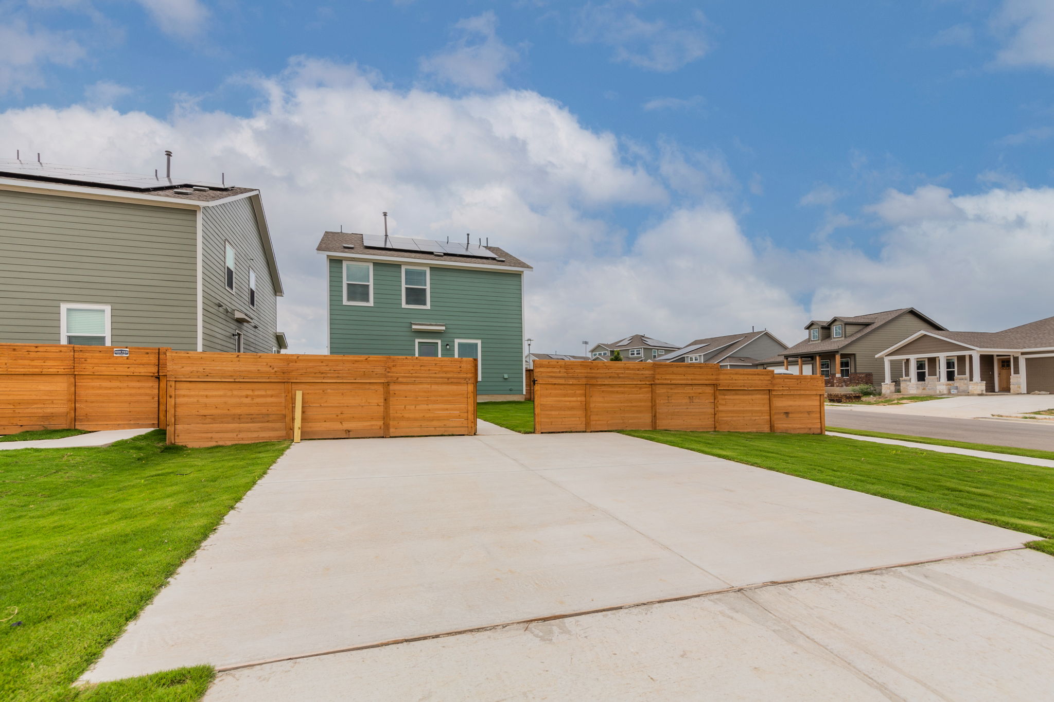 252 Patagonia Kyle, TX 78640 - Photo 30 of 30 a view of an house with backyard and trees