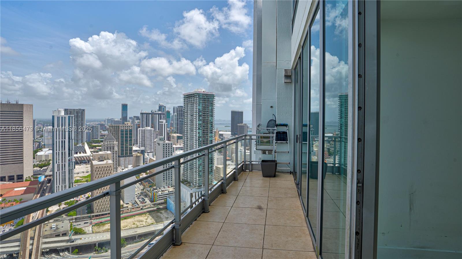 90 Southwest 3rd Street, Unit PH10 Miami, FL 33130 - Photo 16 of 23 a view of city from a balcony