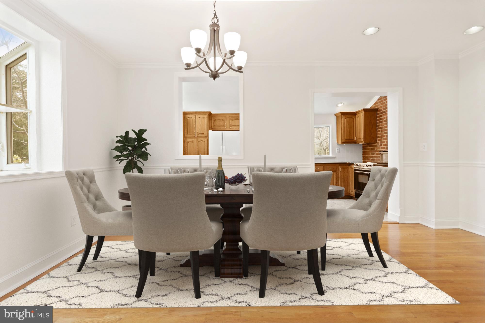 3619 1st Road South Arlington, VA 22204 - Photo 11 of 73 Virtually Staged - Formal Dining Room
