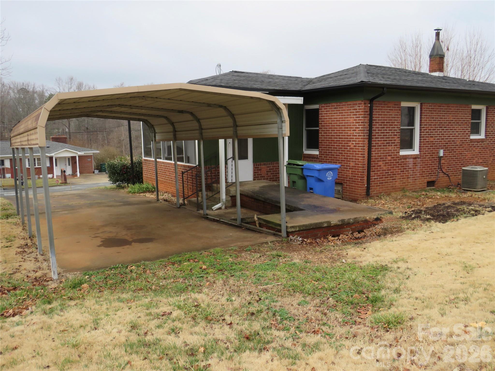 274 Georgia Street Spindale, NC 28160 - Photo 25 of 25 a view of a house with backyard and porch