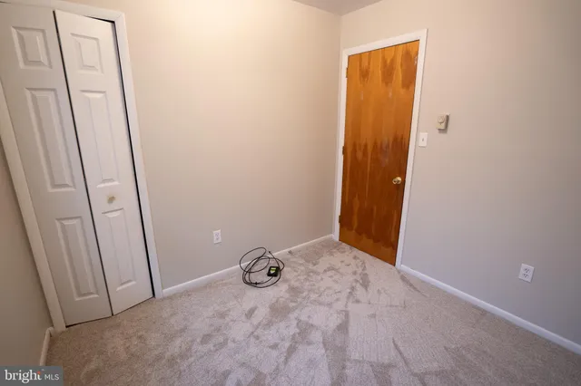 a view of closet area