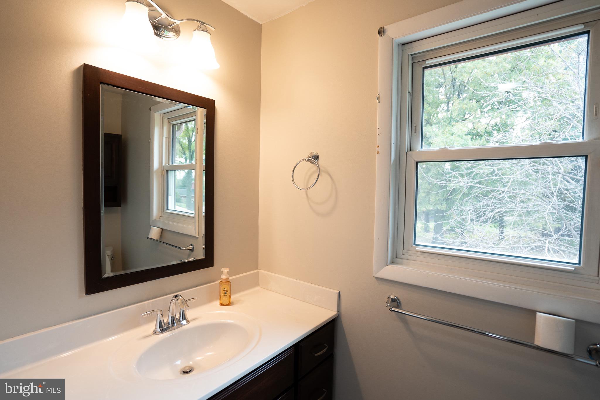 8 Sherri Lane Lititz, PA 17543 - Photo 24 of 43 a bathroom with a sink vanity and a mirror