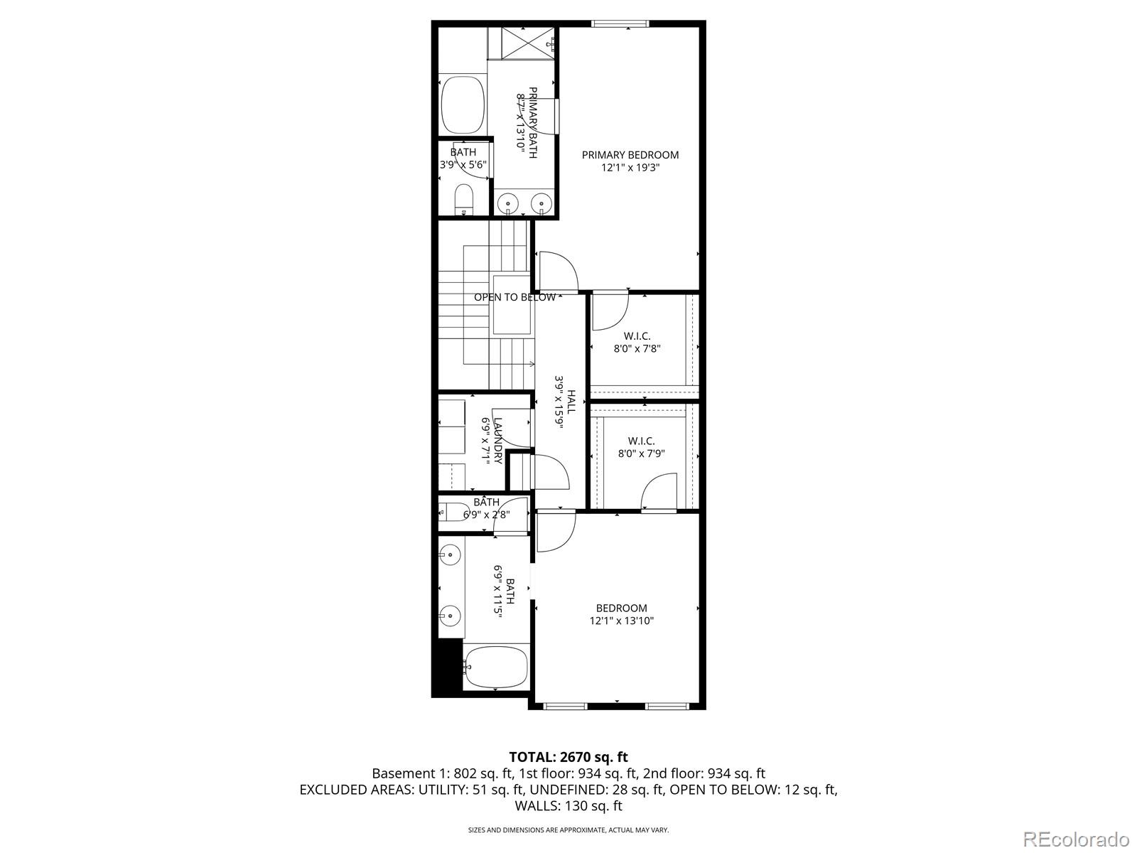 2245 South High Street Denver, CO 80210 - Photo 31 of 33 a picture of a floor plan