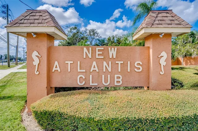 a sign on the side of the building