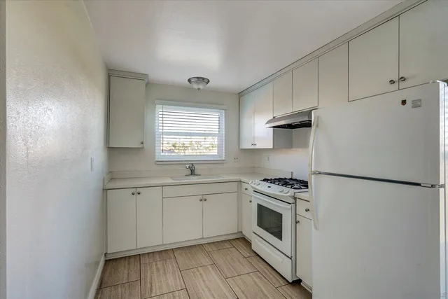 an empty room with a natural light