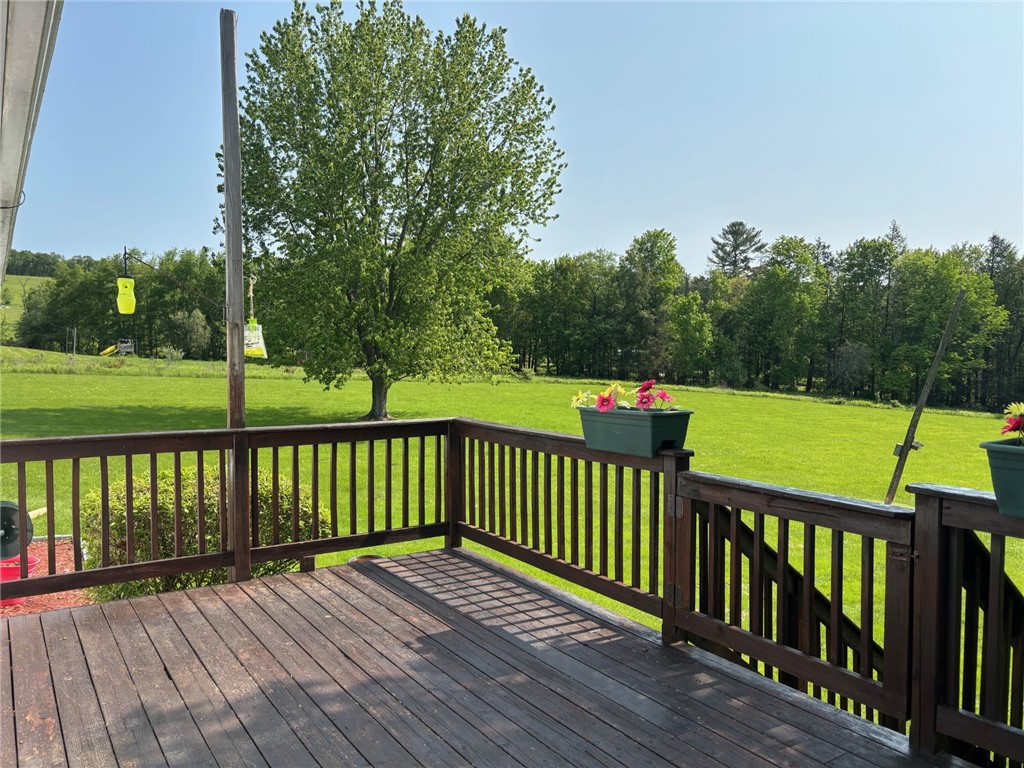 215 Kautz Road Delaware, NY 12723 - Photo 4 of 32 back deck and yard to the right
