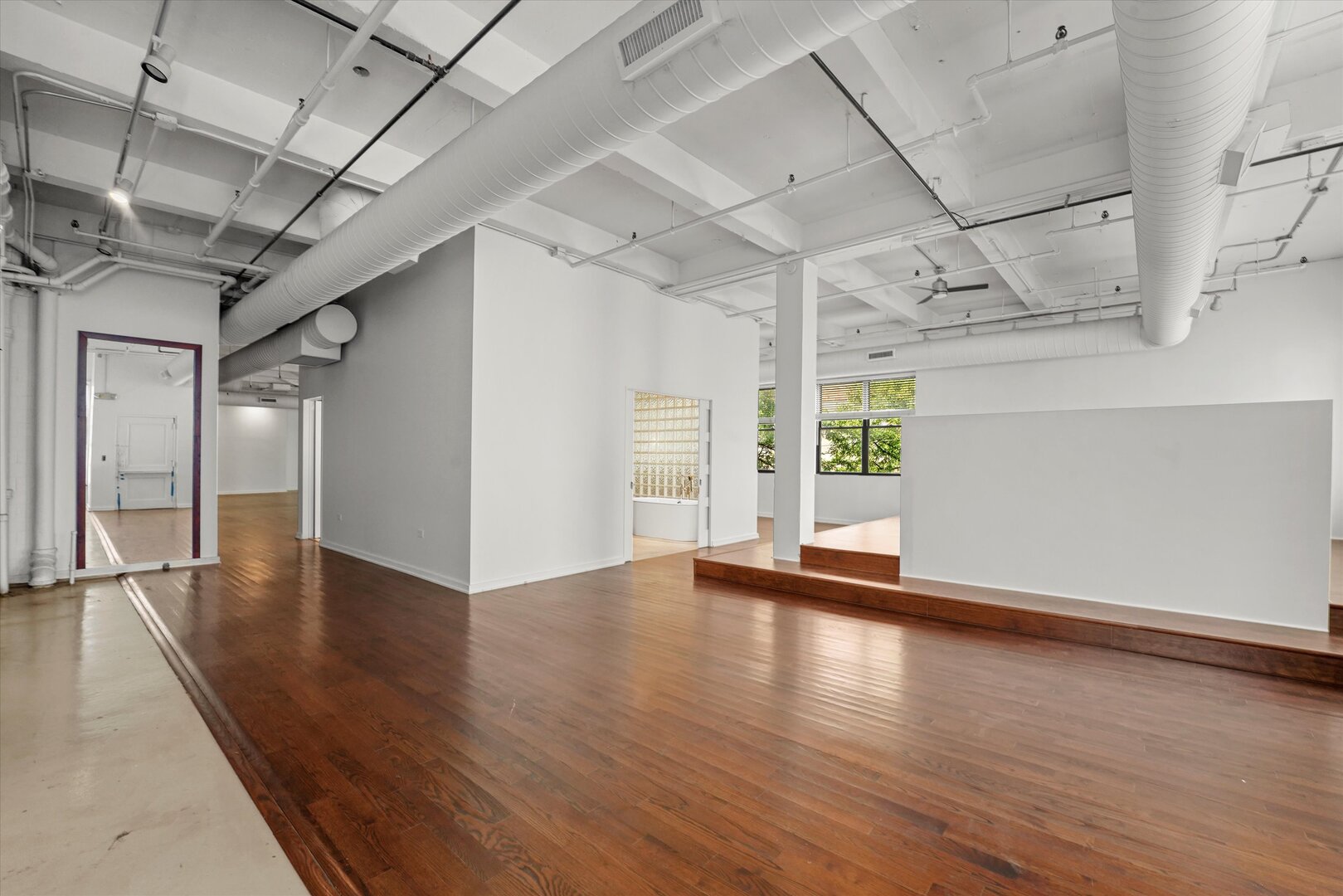 1301 South Wabash Avenue, Unit 1 Chicago, IL 60605 - Photo 15 of 29 a view of a room with wooden floors